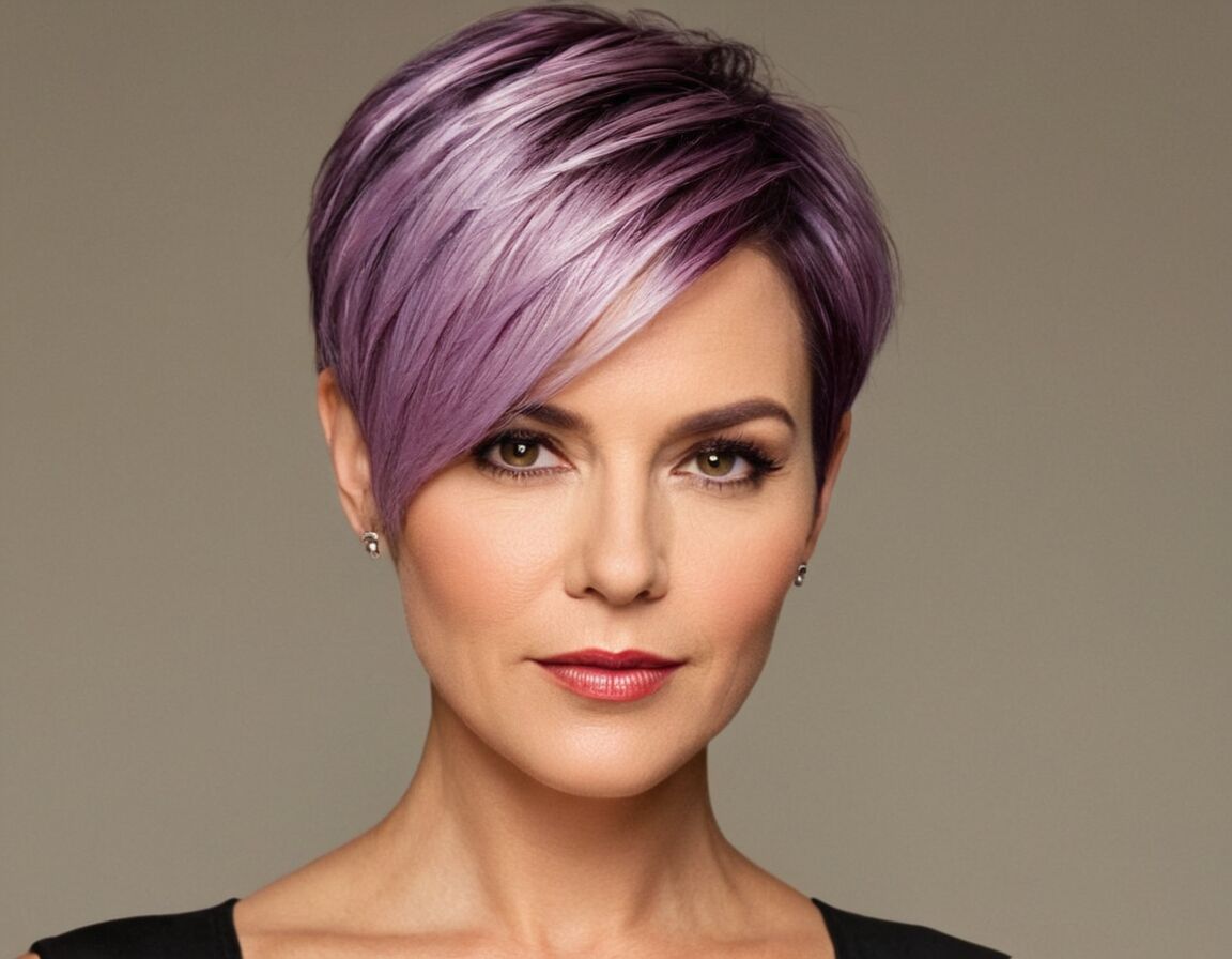 Asymmetrische Styles für modernen Eindruck - Moderne Kurzhaarfrisuren für Damen ab 50: Stilvoll und zeitgemäß im besten Alter