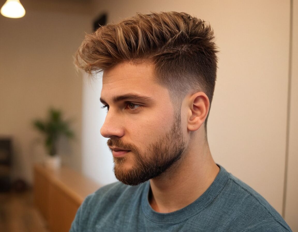 Styling: Lufttrocknung mit Fingerspitzen für Extra Volumen - Mid Fade Fluffy Hair: Der Trend für lässige Frisuren im Jahr 2023