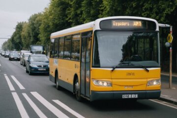 Warum dürfen Sie den vor Ihnen fahrenden Bus jetzt nicht überholen?